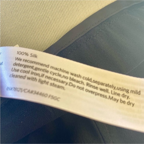 NWT Eileen Fisher Pure Silk Georgette Crepe Black Pleated Maxi Skirt - Picture 9 of 12